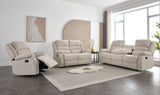 Dynamo2-sand 3Pc Reclining Set - Ella Furniture