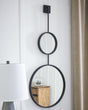 Brewer Black Accent Mirror - Ella Furniture