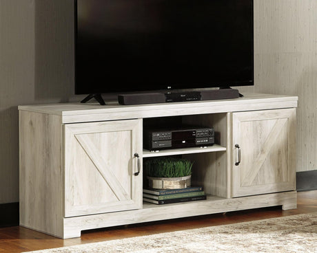 Bellaby Whitewash 63" Tv Stand - Ella Furniture