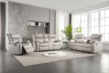 Weston Stone - 3Pc Reclining Living Room Set - Ella Furniture