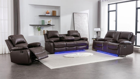 Daytona Brown 3Pc Set - Ella Furniture