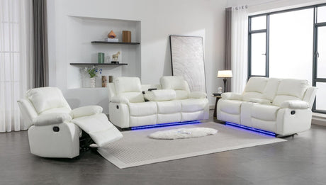 Daytona White 3Pc Set - Ella Furniture