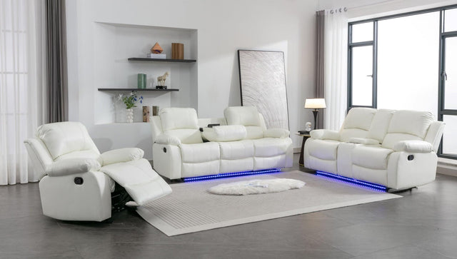 Daytona White 3Pc Set - Ella Furniture