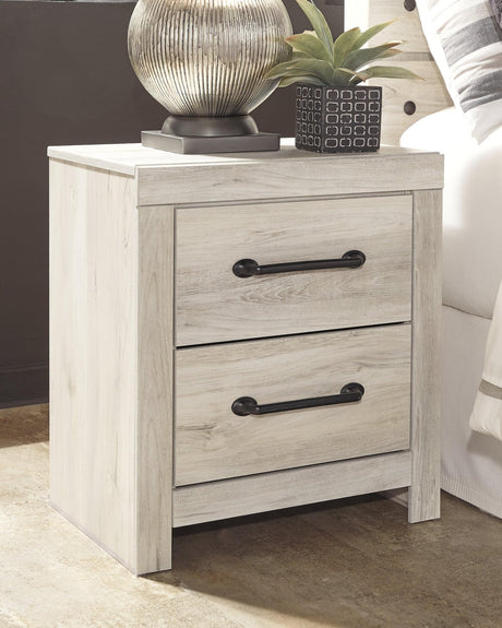 Cambeck Whitewash Nightstand - Ella Furniture