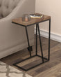 Sergio Chevron Rectangular Accent Table Tobacco - Ella Furniture