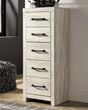 Cambeck Whitewash Narrow Chest Of Drawers - Ella Furniture