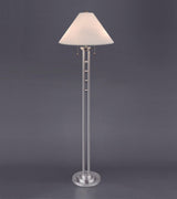 Magnum White Chrome Contemporary Table Lamp - Ella Furniture
