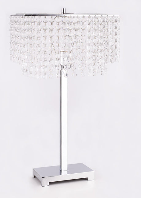Vina Rain Drop Glass Modern Contemporary Table Lamp - Ella Furniture