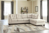 Ashley 808-06 Sectional Raf Chaise - Ella Furniture
