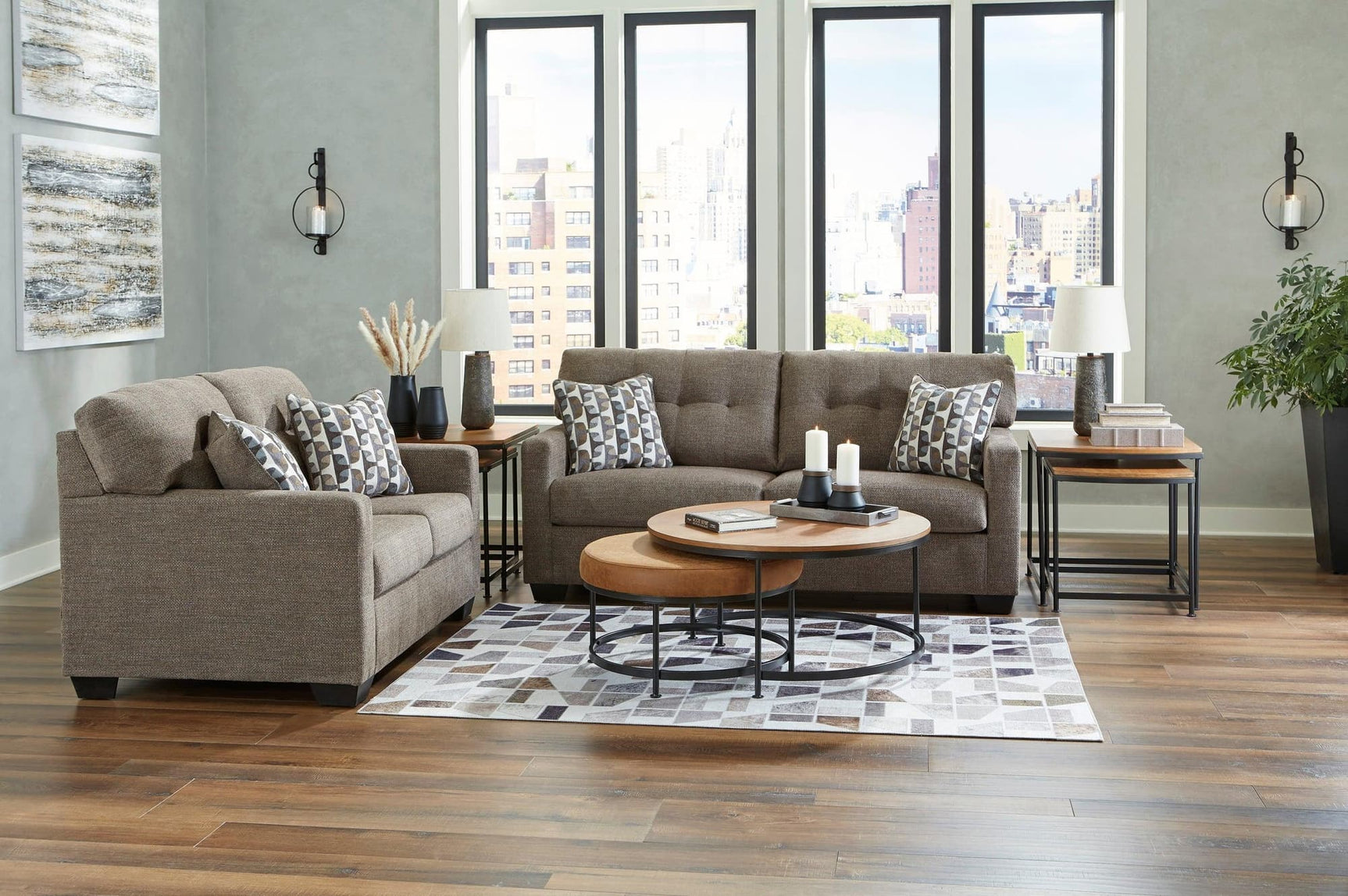 Ashley 310-05 Sofa & Loveseat - Ella Furniture