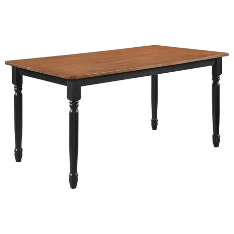 Hollyoak Rectangular 63-inch Wood Dining Table Walnut 183041 - Ella Furniture