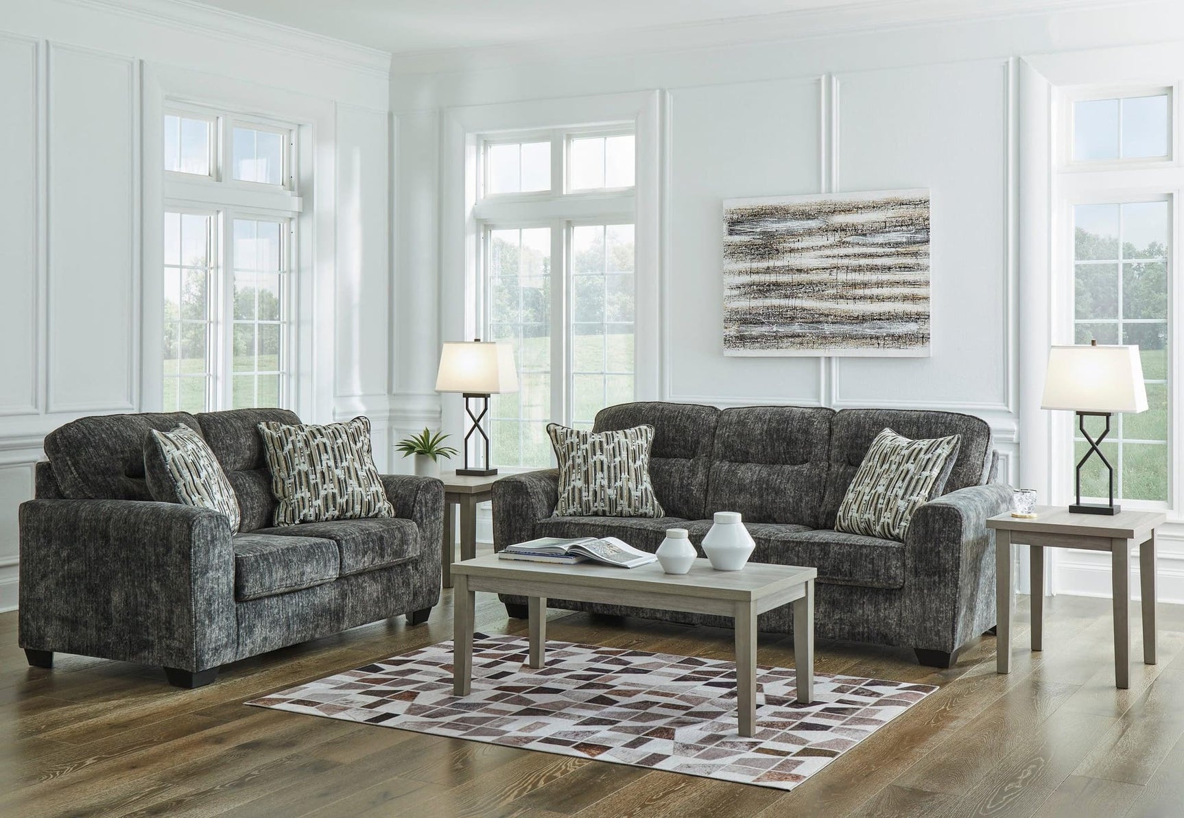 Ashley 505-04 Sofa & Loveseat - Ella Furniture