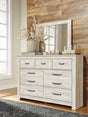 Bellaby Whitewash Dresser And Mirror - Ella Furniture