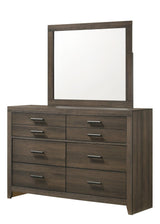 Marley Dresser Brown, Sleek And Modern Wood, Metal 8 Drawers - Ella Furniture