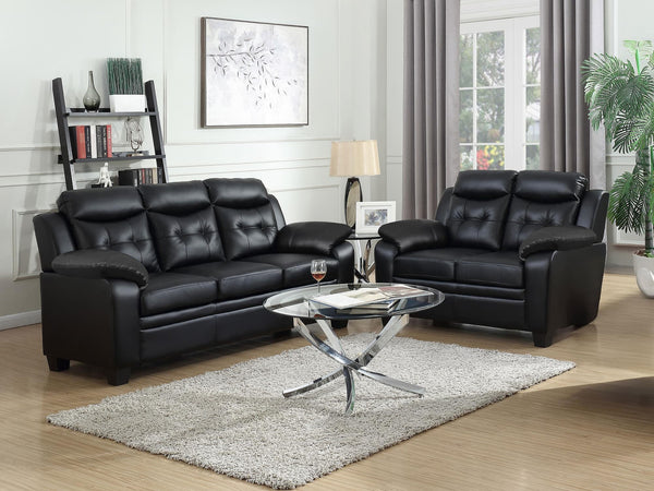 FINLEY Finley Casual Brown Two-Piece Living Room Set 506551-S2 - Ella Furniture