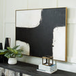 Reighlea Black/White Wall Art - Ella Furniture