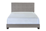 Florence Gray Fabric Wood King Upholstered Tufted Bed - Ella Furniture