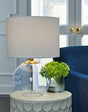Samder Clear/brass Finish Table Lamp - Ella Furniture