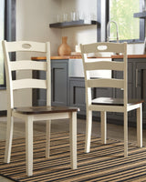 Woodanville Cream/brown Dining Chair - Ella Furniture