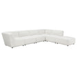 SUNNY Sunny 6-piece Upholstered Modular Sectional Sofa Natural 551621-SET - Ella Furniture
