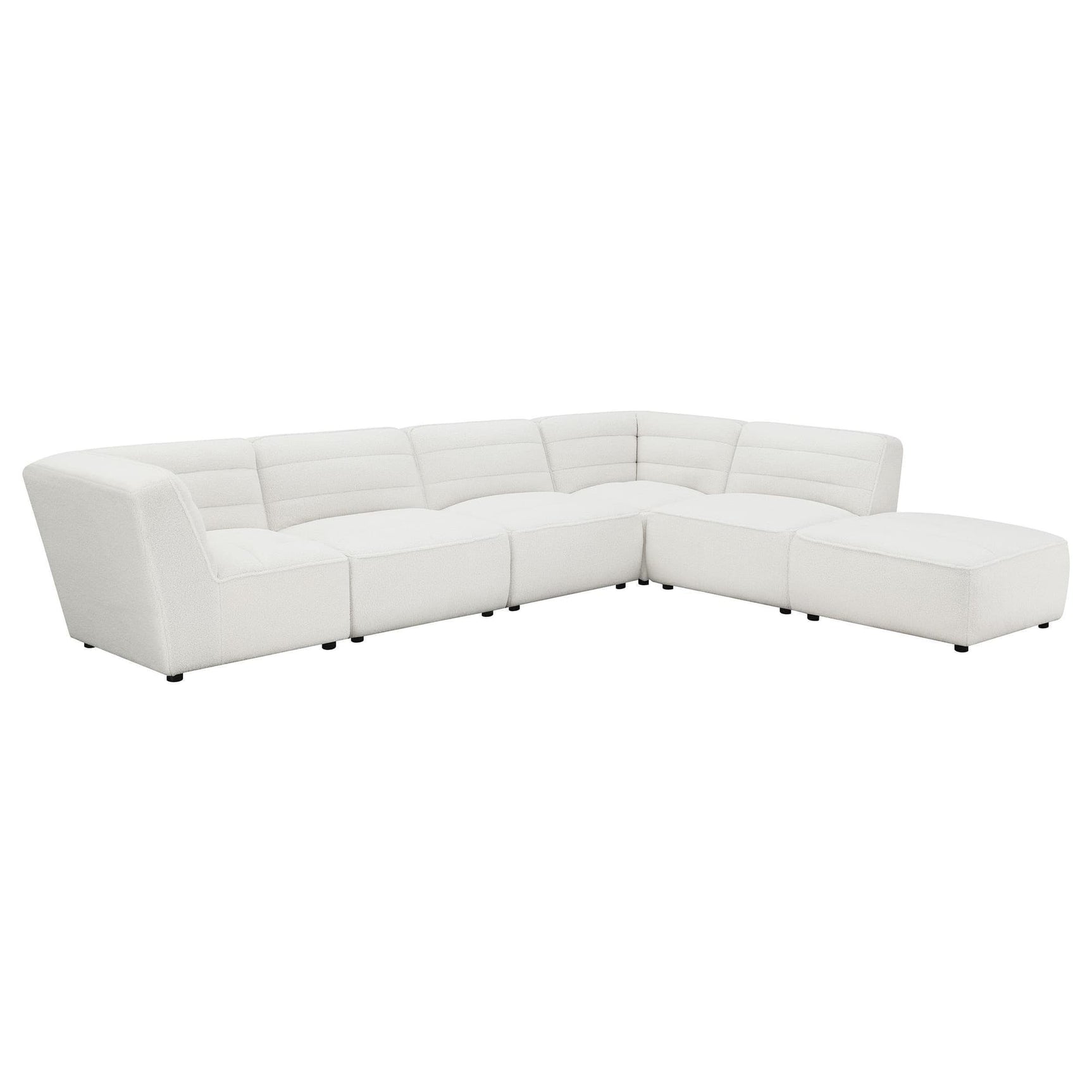 SUNNY Sunny 6-piece Upholstered Modular Sectional Sofa Natural 551621-SET - Ella Furniture