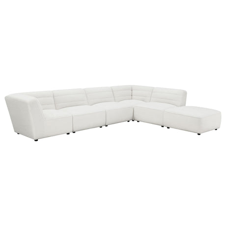 SUNNY Sunny 6-piece Upholstered Modular Sectional Sofa Natural 551621-SET - Ella Furniture