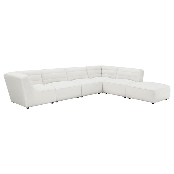 SUNNY Sunny 6-piece Upholstered Modular Sectional Sofa Natural 551621-SET - Ella Furniture