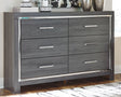Lodanna Gray Dresser - Ella Furniture