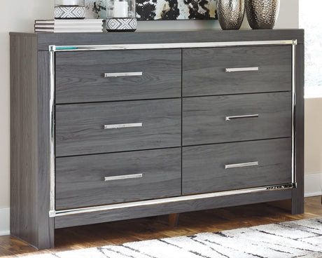 Lodanna Gray Dresser - Ella Furniture