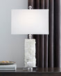 Malise White Table Lamp - Ella Furniture