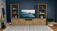 Tabby 3-piece 60" TV Entertainment Center Mango 701702-SET - Ella Furniture
