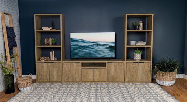 Tabby 3-piece 60" TV Entertainment Center Mango 701702-SET - Ella Furniture