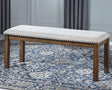 Moriville Beige Dining Bench - Ella Furniture