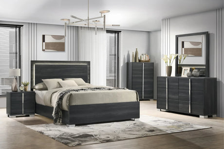 Hiena Black Nightstand