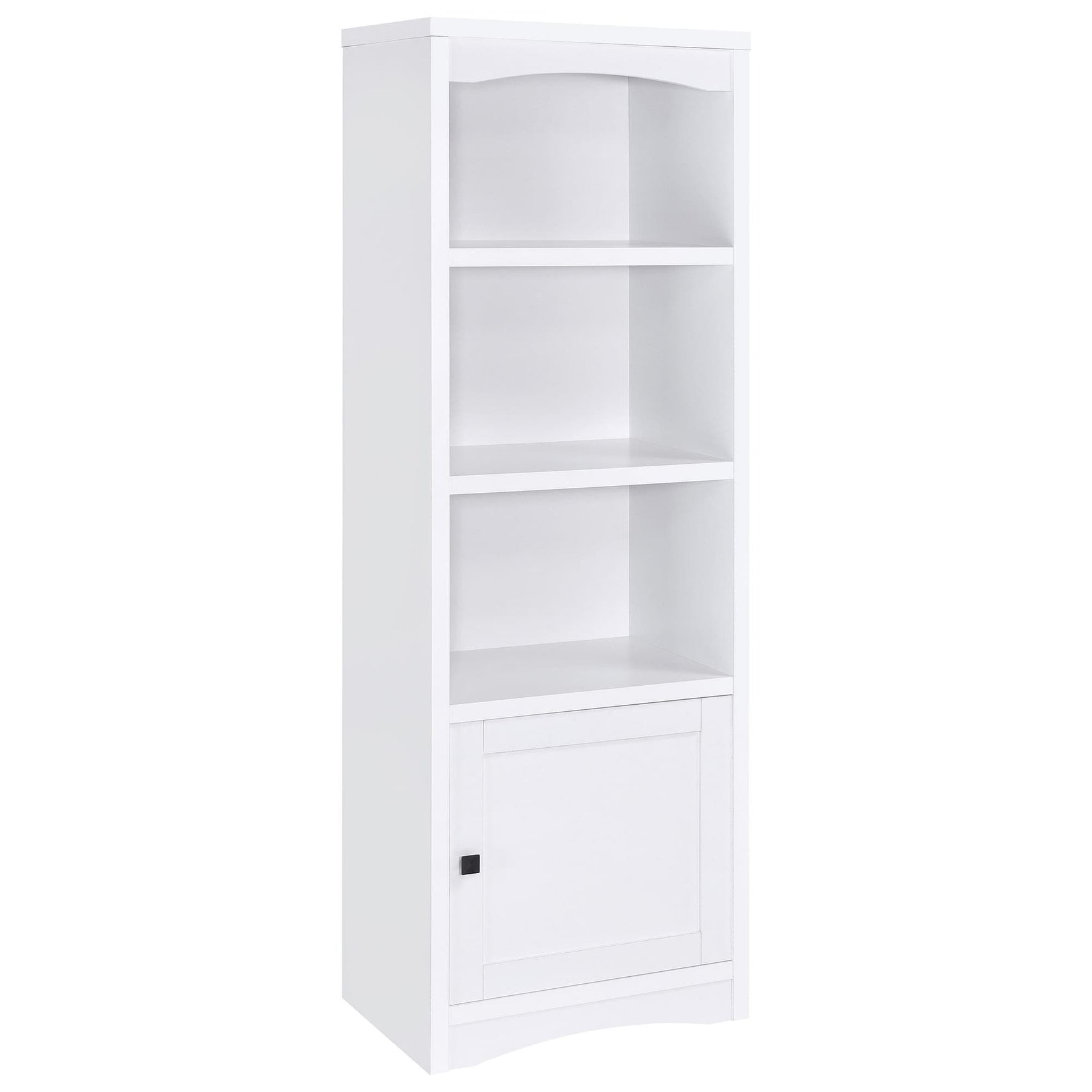 Laughlin 3-shelf Engineered Wood Media Tower White 724114 - Ella Furniture