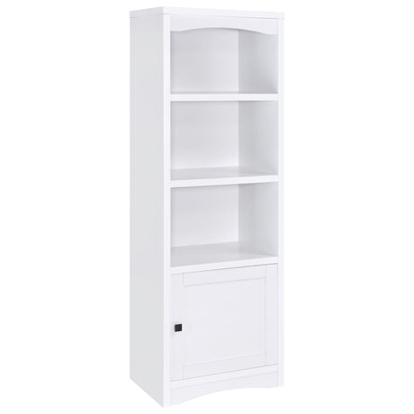 Laughlin 3-shelf Engineered Wood Media Tower White 724114 - Ella Furniture
