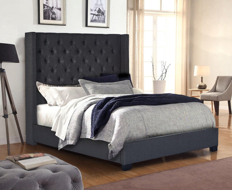 Hh404 Charcoal - Queen, King ***New Arrival*** (Queen) - Ella Furniture
