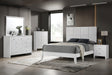 Denker-evan White Modern Contemporary Solid Wood Bedroom Set - Ella Furniture