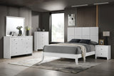 Denker-evan White Modern Contemporary Solid Wood Bedroom Set - Ella Furniture