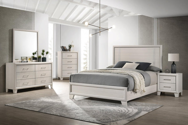 Charlie Cream Panel Bedroom Set