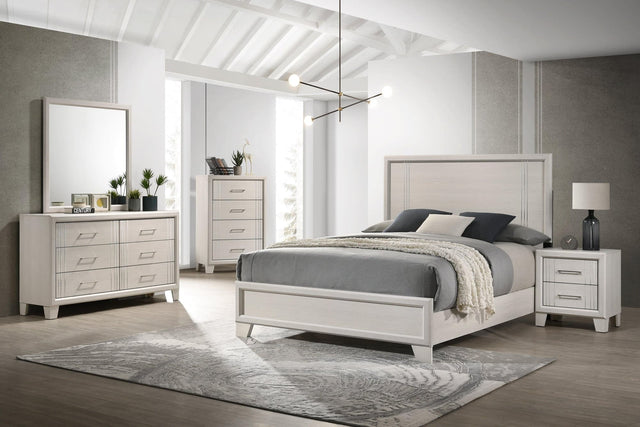 Charlie Cream Panel Bedroom Set