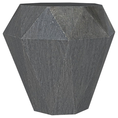 Jacinto Octagonal Solid Mango Wood Side Table Grey 931159 - Ella Furniture