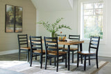 D413-425 Table + 6 Chairs - Ella Furniture