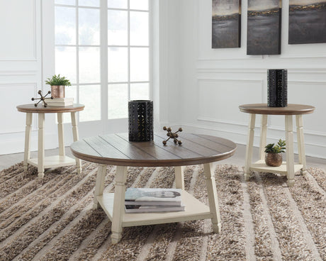 Bolanbrook Two-tone Table (Set Of 3) - Ella Furniture