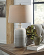 Marnina Taupe Table Lamp (Set Of 2) - Ella Furniture