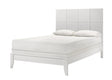 Denker-evan White Modern Contemporary Solid Wood King Bed - Ella Furniture
