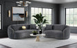 Brookside 2-piece Velvet Upholstered Sofa Set Dark Grey 504844-S2 - Ella Furniture