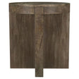 Kinkaid Round Solid Mango Wood End Table Brown 710137 - Ella Furniture