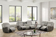Lisa - Gray 3Pc Reclining Set - Ella Furniture
