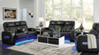 U271-06 Power Reclining Set (Genuine Leather + Air Massage)* - Ella Furniture